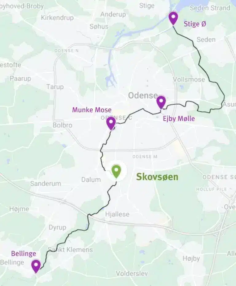 forest lake route map